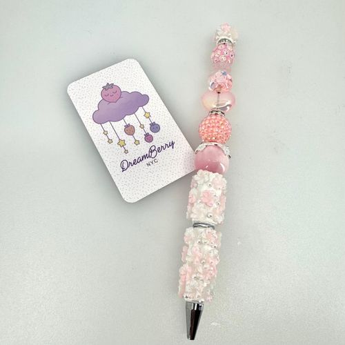 Beaded Pen — Pink, view 1 of 3