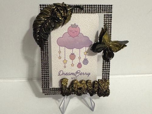 Decoden Photocard Toploader — Black & Gold, view 1 of 4