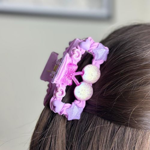 Decoden Hair Claw — Purple
