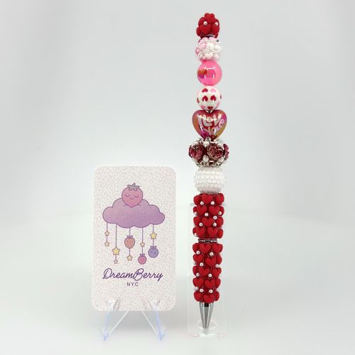 Beaded Pen — Red, Take Two, view 1 of 7