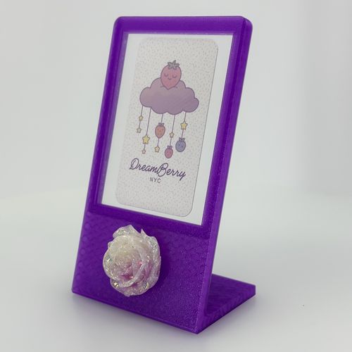 DreamBerry Photocard Display Frame — Translucent Bright Purple, Take Three, view 1 of 3
