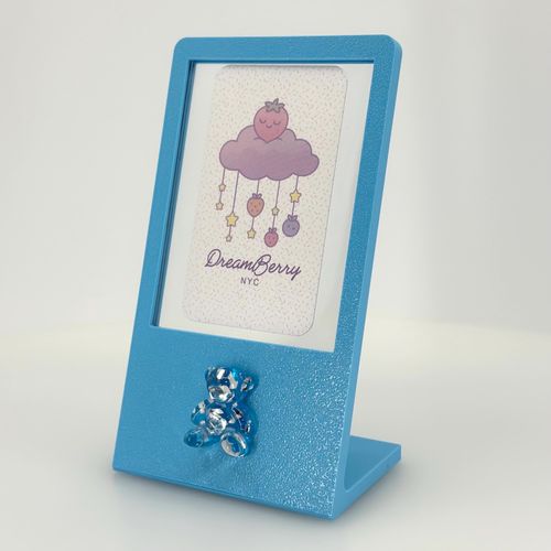 DreamBerry Photocard Display Frame — Matte Blue, Take Four, view 1 of 3