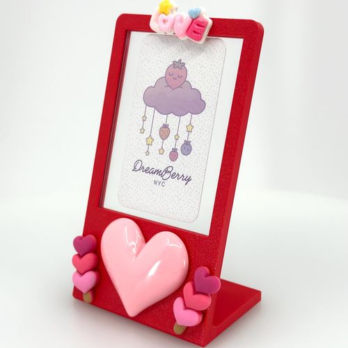 DreamBerry Photocard Display Frame — Scarlet Red, Valentine's Edition, view 1 of 3