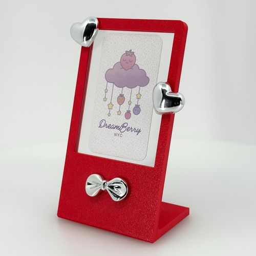 DreamBerry Photocard Display Frame — Scarlet Red, Take Three, view 1 of 3