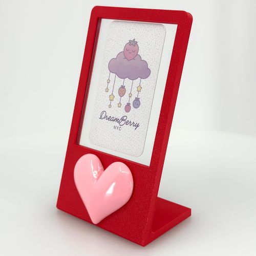 DreamBerry Photocard Display Frame — Scarlet Red, Great Gift, view 1 of 3