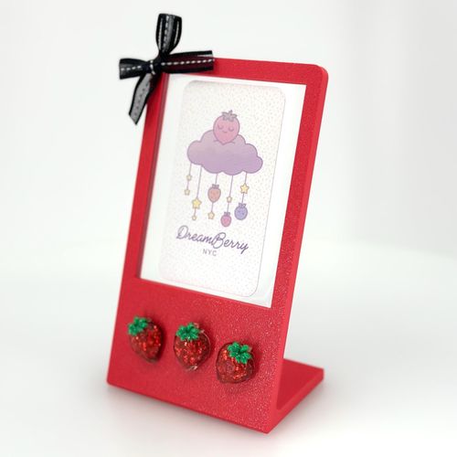 DreamBerry Photocard Display Frame — Scarlet Red, view 1 of 3