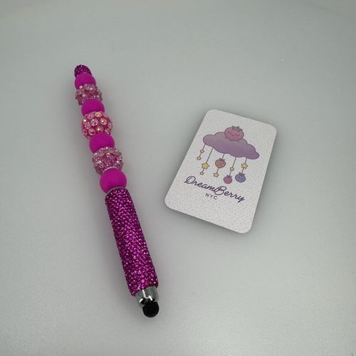 Beaded Stylus — Berry (Extra Long), view 1 of 4