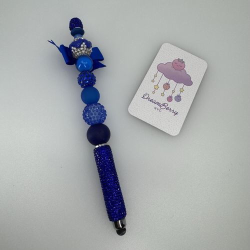 Beaded Stylus — Dark Blue (Extra Long), view 1 of 6