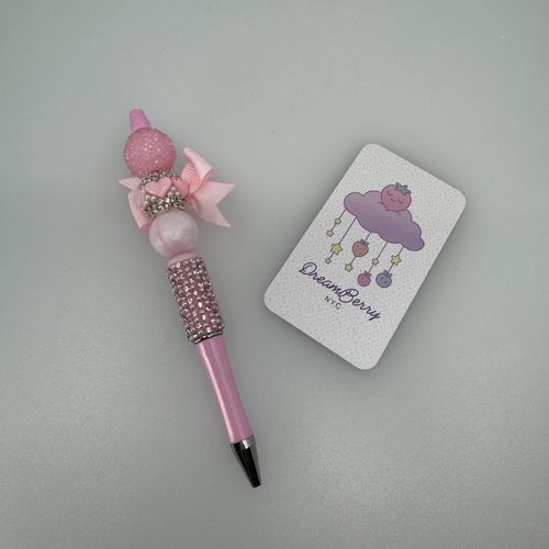 Beaded Pen — Pink, view 1 of 6