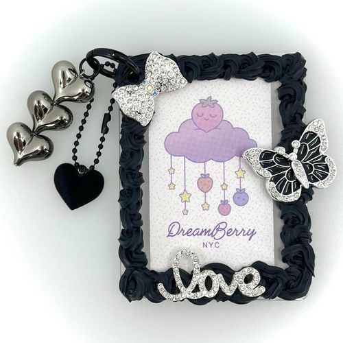 Decoden Photocard Toploader Keychain — Black, view 1 of 4