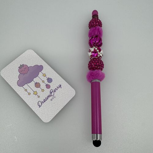 Beaded Stylus — Berry (Extra Long), Take Two, view 1 of 6