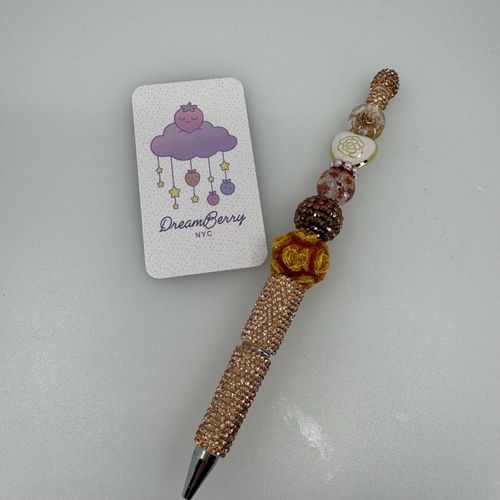 Beaded Pen — Deluxe Bronze, view 1 of 5