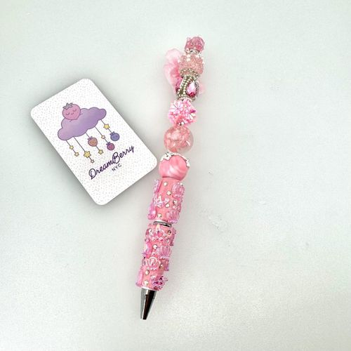 Beaded Pen — Deluxe Pink, Take Three, view 1 of 6