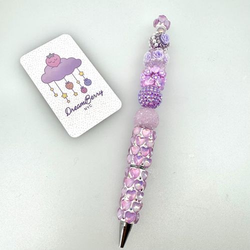 Beaded Pen — Deluxe Purple, Take Two, view 1 of 6