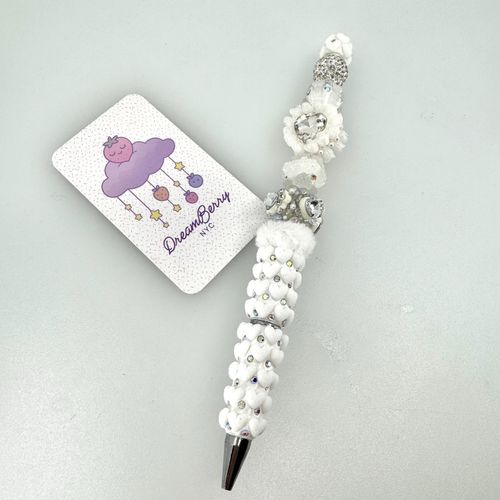 Beaded Pen — Deluxe White, Take Two, view 1 of 6