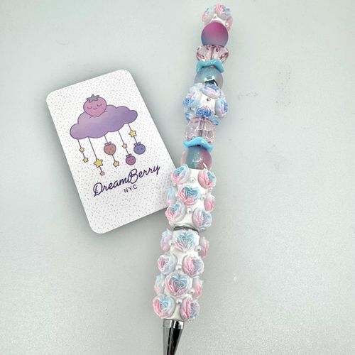 Beaded Pen — Pink & Blue, Take Four, view 1 of 4