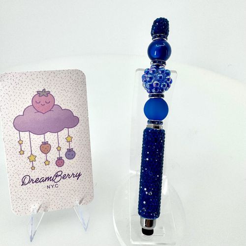Beaded Stylus — Blueberry Cluster, view 1 of 4