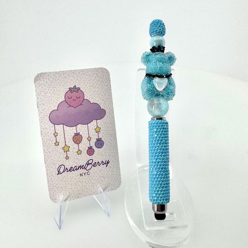 Beaded Stylus — Light Teal Blue, Take Three, view 1 of 4
