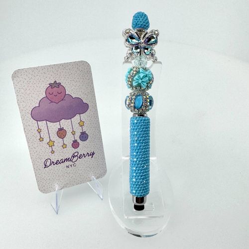 Beaded Stylus — Light Blue Teal, view 1 of 4