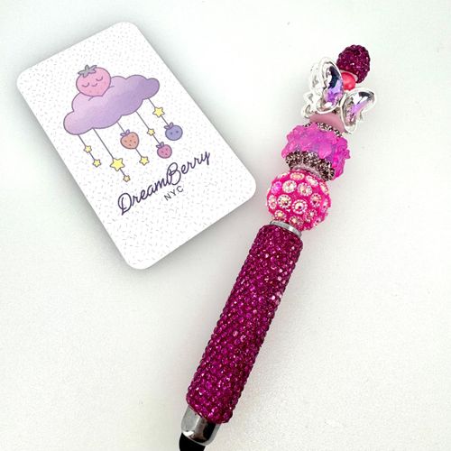 Berry Beaded Stylus (regular sized) Rhinestones, view 1 of 4